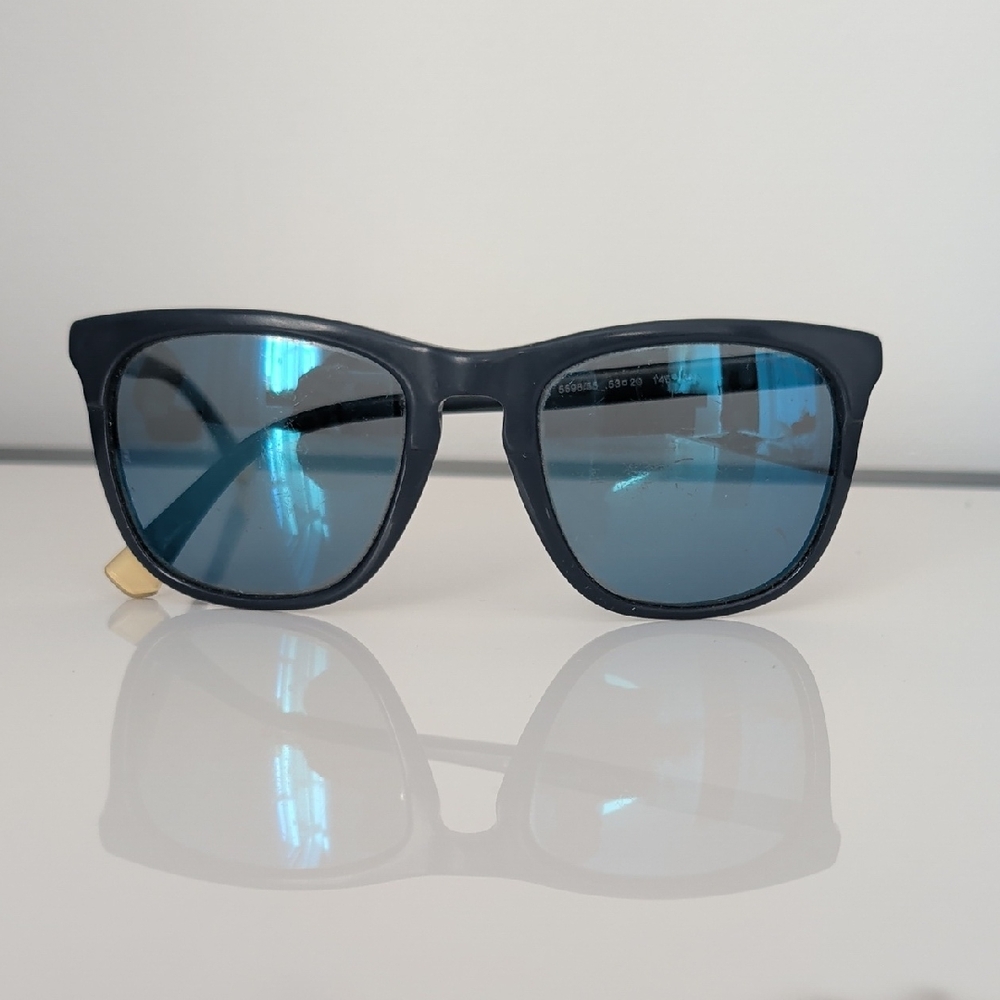 Emporio Armani Stylish Navy Summer ⛱️ Sunglasses with Blue Lenses